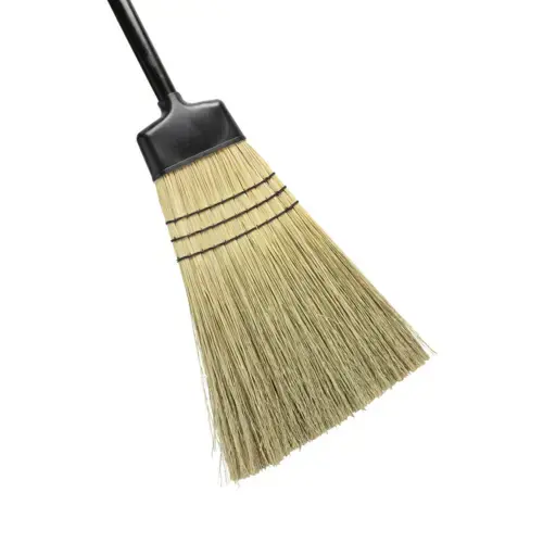 ATLAS MEDIUM DUTY BROOMS- 100% CORN BROOM, 1-1/8